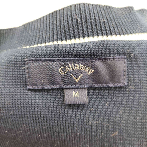 キャロウェイ Callaway ロゴ刺繍Vネックニット レディース JPN:M