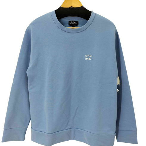 アーペーセー A.P.C. フロントロゴプリント プルオーバースウェット メンズ import:S