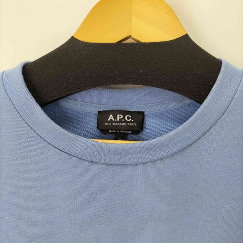 アーペーセー A.P.C. フロントロゴプリント プルオーバースウェット メンズ import:S