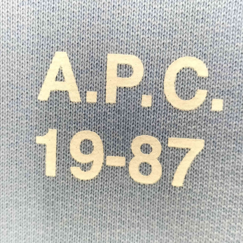 アーペーセー A.P.C. フロントロゴプリント プルオーバースウェット メンズ import:S