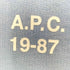 アーペーセー A.P.C. フロントロゴプリント プルオーバースウェット メンズ import:S