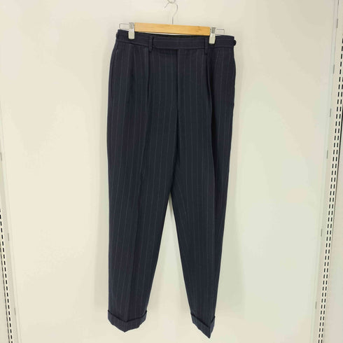 ポロバイラルフローレン Polo by RALPH LAUREN 80s-90s 三角タグ ピンストライプ 2Bテーラードジャケット スラックス メンズ