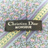 クリスチャンディオール Christian Dior 花柄 ストライプ シルクネクタイ メンズ