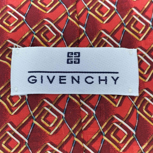 ジバンシィ GIVENCHY 総柄 シルク ネクタイ メンズ