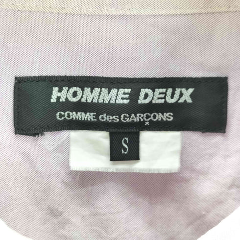 コムデギャルソンオムドゥ COMME des GARCONS HOMME DEUX 19AW リングカットアウトデザイン シャツ メンズ JPN:S