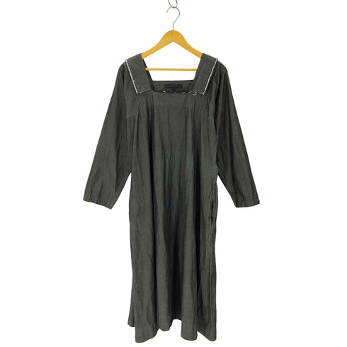 コムデギャルソンコムデギャルソン COMME des GARCONS COMME des GARCONS 21SS カットオフ加工 セーラー襟 長袖ワンピース レディース JPN:S