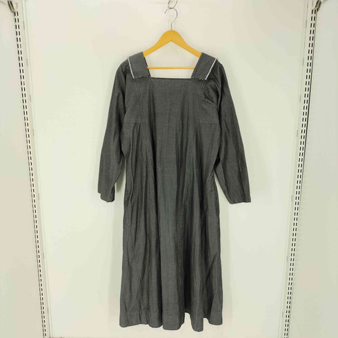 コムデギャルソンコムデギャルソン COMME des GARCONS COMME des GARCONS 21SS カットオフ加工 セーラー襟 長袖ワンピース レディース JPN:S