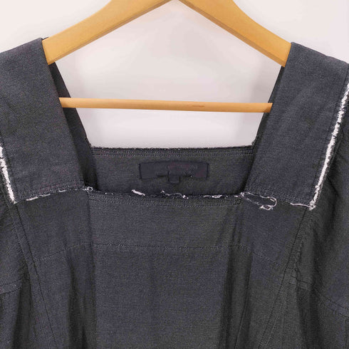 コムデギャルソンコムデギャルソン COMME des GARCONS COMME des GARCONS 21SS カットオフ加工 セーラー襟 長袖ワンピース レディース JPN:S
