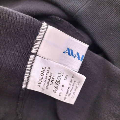 アヴァロン AVALONE 24AW スタッズ クロップド コットン プルオーバー パーカー メンズ JPN:2