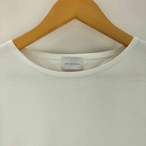 グリーンレーベルリラクシング GREEN LABEL RELAXING オーバーサイズ スリット Tシャツ レディース FREE