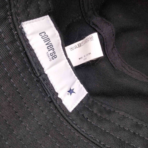 コンバーストウキョウ CONVERSE TOKYO 21AW LOGO TWILL BUCKET HAT ツイル バケット ハット レディース