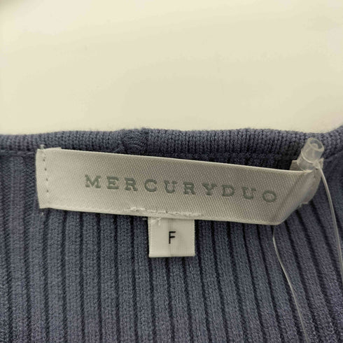 マーキュリーデュオ MERCURYDUO 21SS イレヘム フレア ニット ワンピース レディース FREE