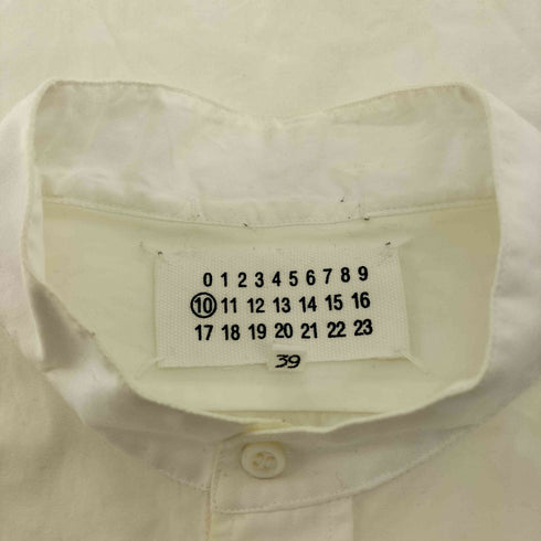 メゾンマルジェラ Maison Margiela 20SS Detachable Collar Button-Up Shirt デタッチャブル バンドカラー シャツ メンズ 39