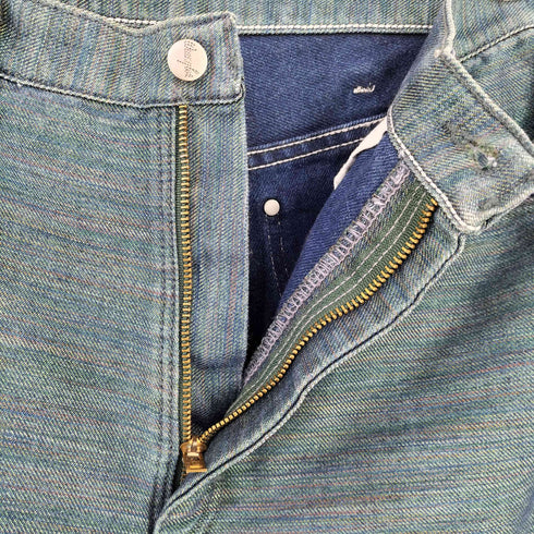 ラングラー Wrangler 14MWZ ボーダー 玉虫 デニムパンツ メンズ 11×36