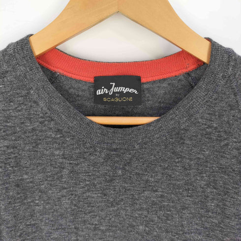 SCAGLIONE Air Jumper イタリア製 コットン ショートスリーブ ニット メンズ