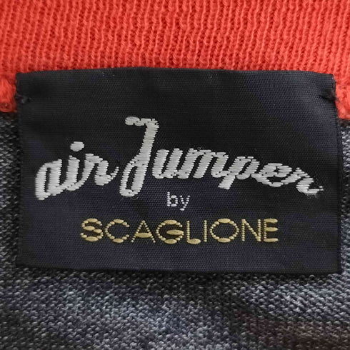 SCAGLIONE Air Jumper イタリア製 コットン ショートスリーブ ニット メンズ