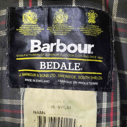 バブアー Barbour イングランド製 BEDALE オイルドジャケット メンズ C38