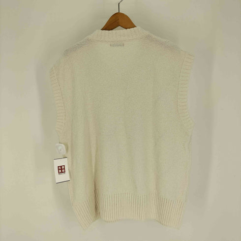 ザラ ZARA アーガイル チェーン Vネック ニット ベスト メンズ L-XL