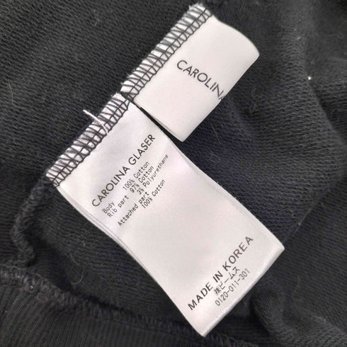 カロリナグレイサー CAROLINA GLASER 21SS バック オープン スウェット レディース