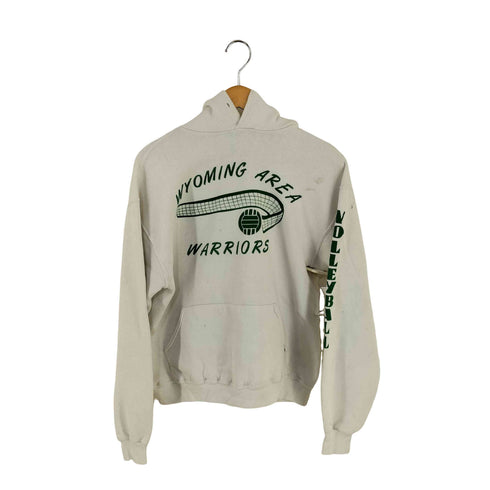 ラッセルアスレチック RUSSELL ATHLETIC USA製 両面 WYOMING AREA WARRIORS プルオーバーパーカー メンズ import:L