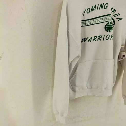 ラッセルアスレチック RUSSELL ATHLETIC USA製 両面 WYOMING AREA WARRIORS プルオーバーパーカー メンズ import:L