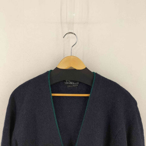 SETTIMELLI BOLOGNA CAMEL HAIR くるみボタン カーディガン メンズ