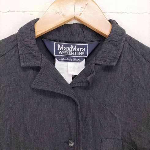 ウィークエンドマックスマーラ Weekend Max Mara MADE IN ITALY レーヨン混L/Sシャツ レディース JPN:M