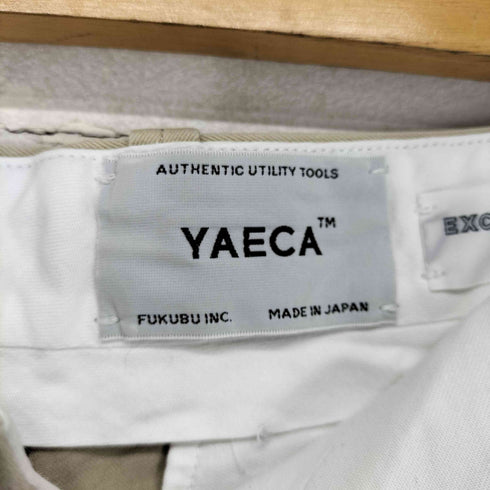 ヤエカ YAECA EXCLUSIVE FABRIC コットンチノパン レディース