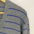 アルマーニエクスチェンジ ARMANI EXCHANGE ボーダー カシミヤ混 コットン ニット カーディガン メンズ import:L
