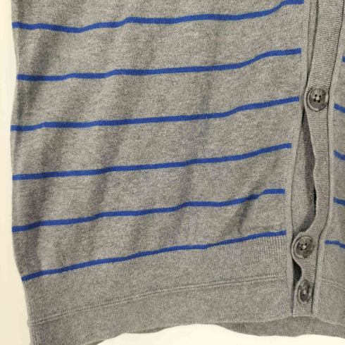 アルマーニエクスチェンジ ARMANI EXCHANGE ボーダー カシミヤ混 コットン ニット カーディガン メンズ import:L