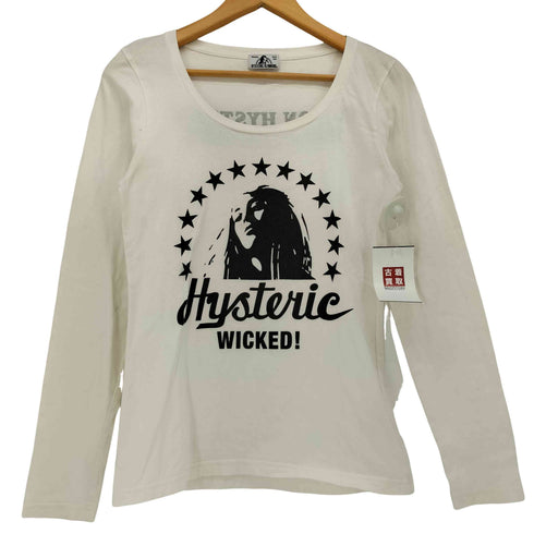 ヒステリックグラマー HYSTERIC GLAMOUR 両面プリント L/S Tシャツ Y2K レディース FREE