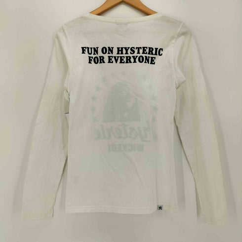 ヒステリックグラマー HYSTERIC GLAMOUR 両面プリント L/S Tシャツ Y2K レディース FREE