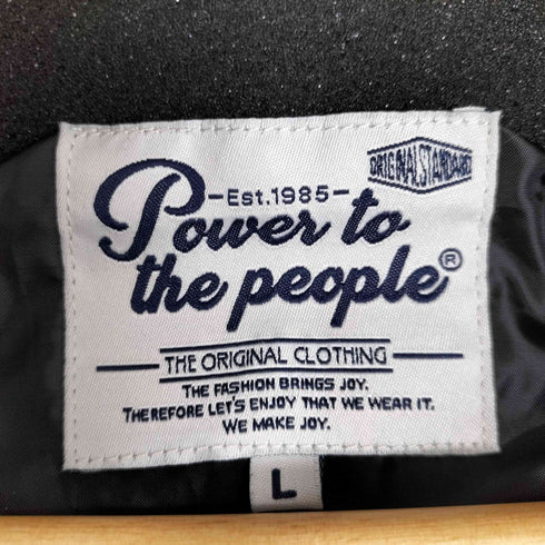 パワートゥザピープル POWER TO THE PEOPLE 虎刺繍 ベロアスカジャン メンズ JPN:L