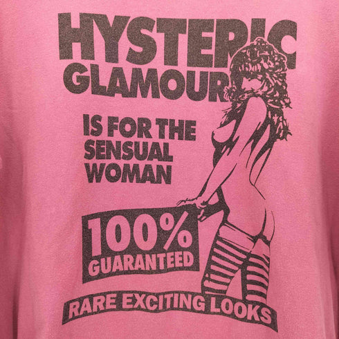 ヒステリックグラマー HYSTERIC GLAMOUR フロントプリント L/S カットソー ユニセックス Y2K レディース import:L