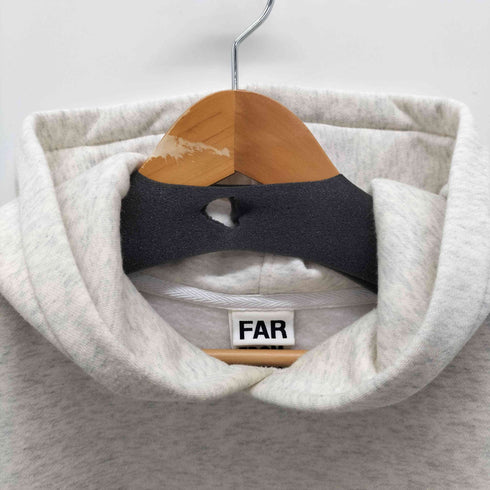 FAR FROM WHAT CALM WAVE PRINT HOODIE プリントプルオーバーパーカー メンズ
