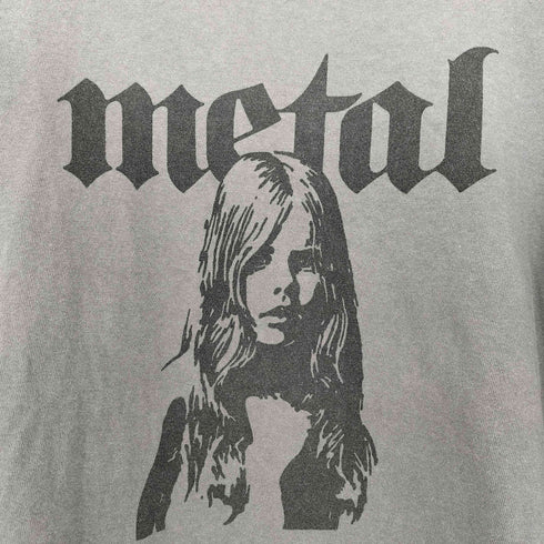 ヒステリックグラマー HYSTERIC GLAMOUR METALプリント L/S Tシャツ ユニセックス Y2K レディース FREE