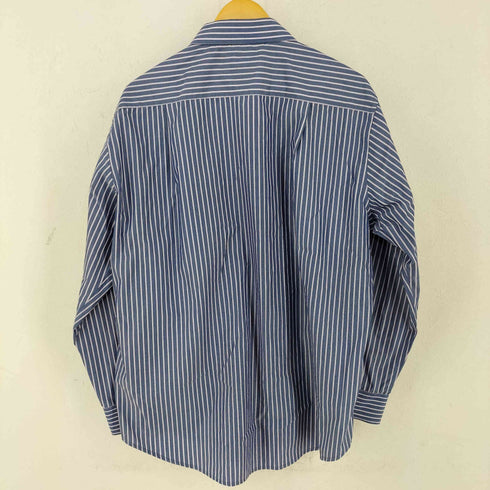 ポロバイラルフローレン Polo by RALPH LAUREN regent classic fit ポニー刺繍 ストライプ ワイドカラーシャツ メンズ import:L