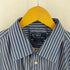 ポロバイラルフローレン Polo by RALPH LAUREN regent classic fit ポニー刺繍 ストライプ ワイドカラーシャツ メンズ import:L