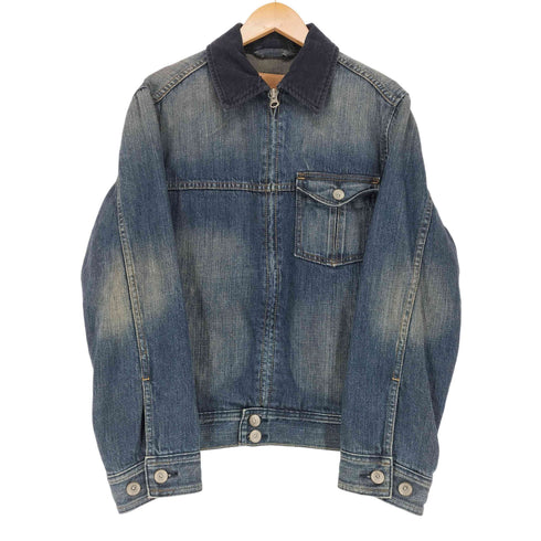 ギャップ Gap 00s OLD 襟切替デニムジップアップブルゾン メンズ S