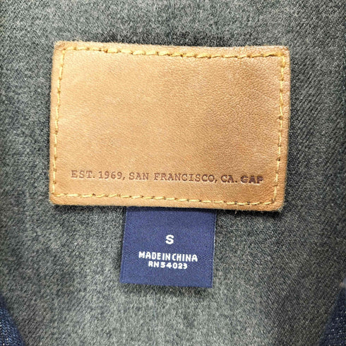 ギャップ Gap 00s OLD 襟切替デニムジップアップブルゾン メンズ S