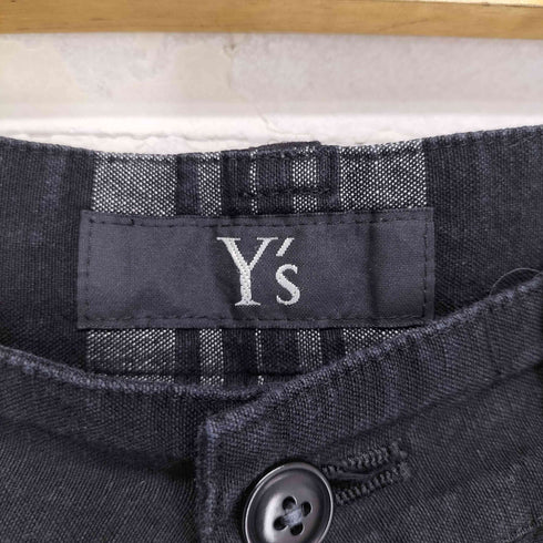 ワイズ Ys 00S 総柄コットンリネンパンツ レディース 1