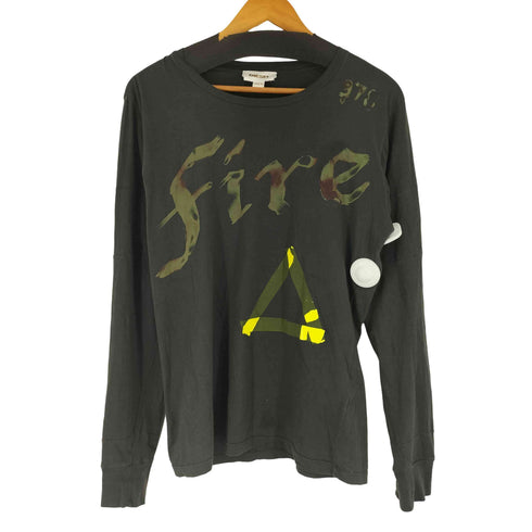 ディーゼル DIESEL フロントプリント L/S Tシャツ メンズ import:M