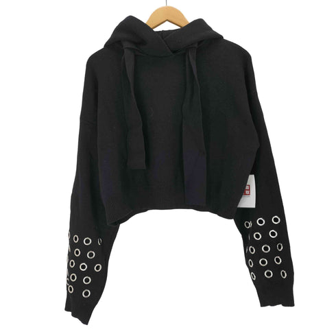 ザラ ZARA クロップドニットパーカー レディース JPN:M