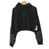 ザラ ZARA クロップドニットパーカー レディース JPN:M