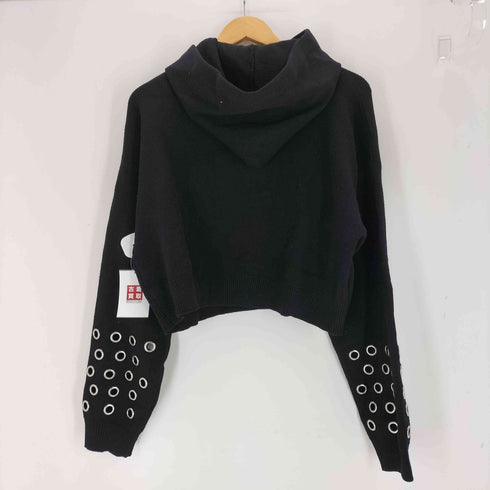 ザラ ZARA クロップドニットパーカー レディース JPN:M