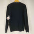 カルバンクラインプラチナ CALVIN KLEIN PLATINUM サイドラインVネックコットンニット メンズ import:M