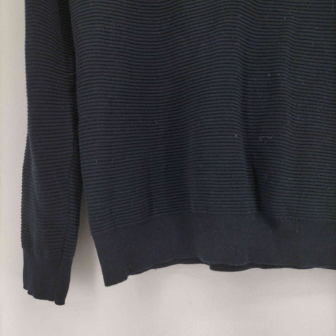 カルバンクラインプラチナ CALVIN KLEIN PLATINUM サイドラインVネックコットンニット メンズ import:M