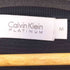 カルバンクラインプラチナ CALVIN KLEIN PLATINUM サイドラインVネックコットンニット メンズ import:M