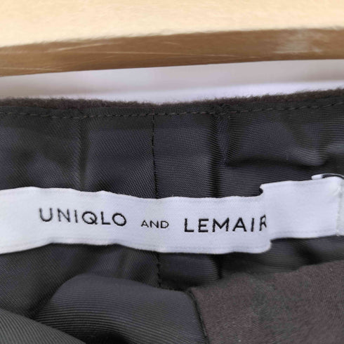 ユニクロアンドルメール UNIQLO AND LEMAIRE ウールカシミヤ ノータックパンツ メンズ 8