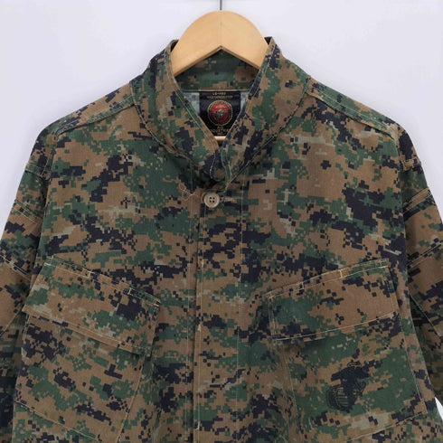 ユーエスネイビー U.S.NAVY USMC アメリカ海軍 デジタルカモ マーパットジャケット メンズ LG-REG